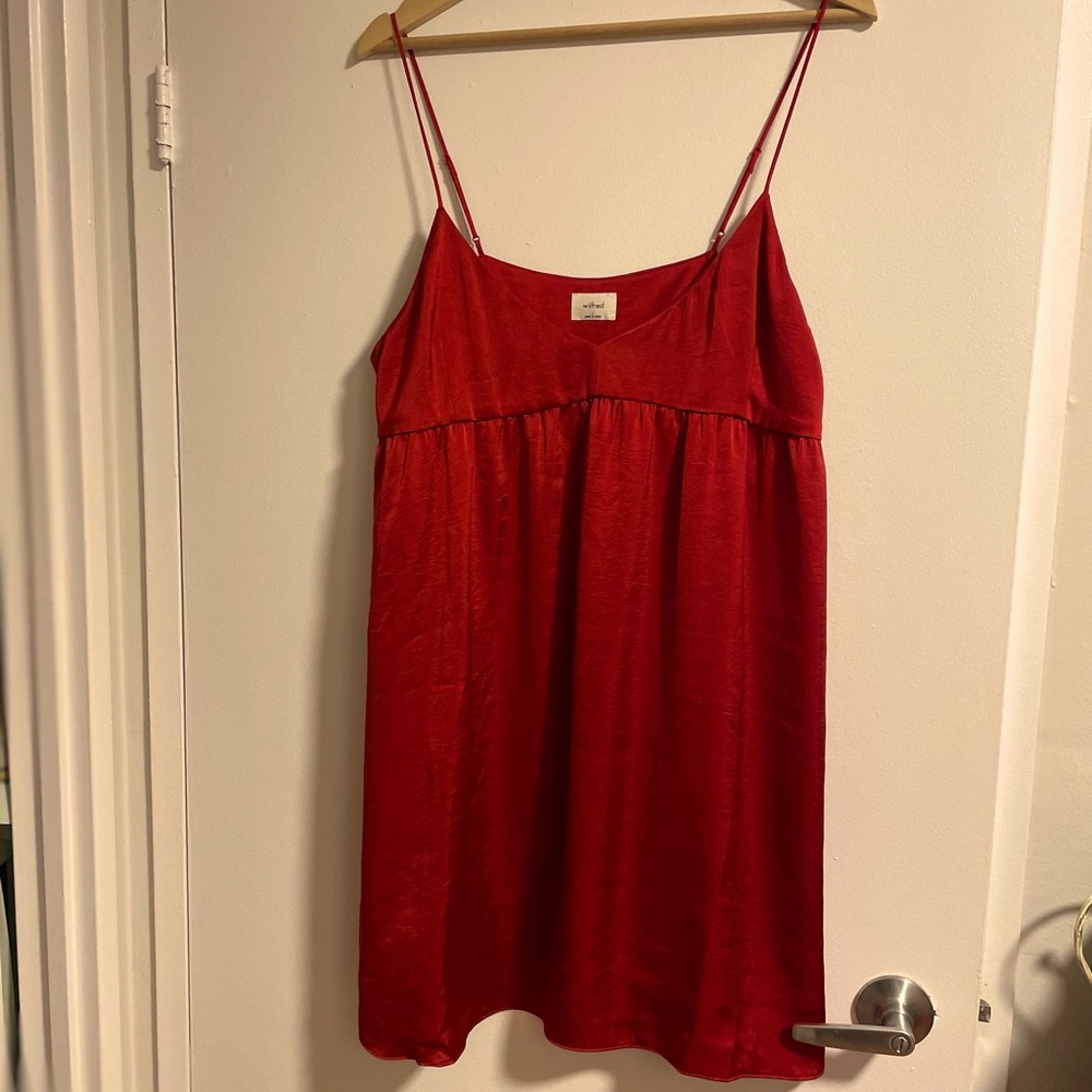 Wilfred Wallace Dress- Classic Red